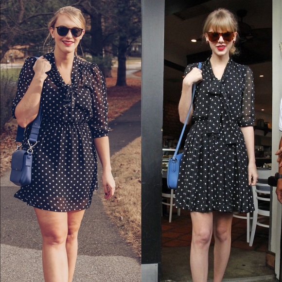 Forever 21 Dresses & Skirts - Long Sleeve Polka Dot Dress